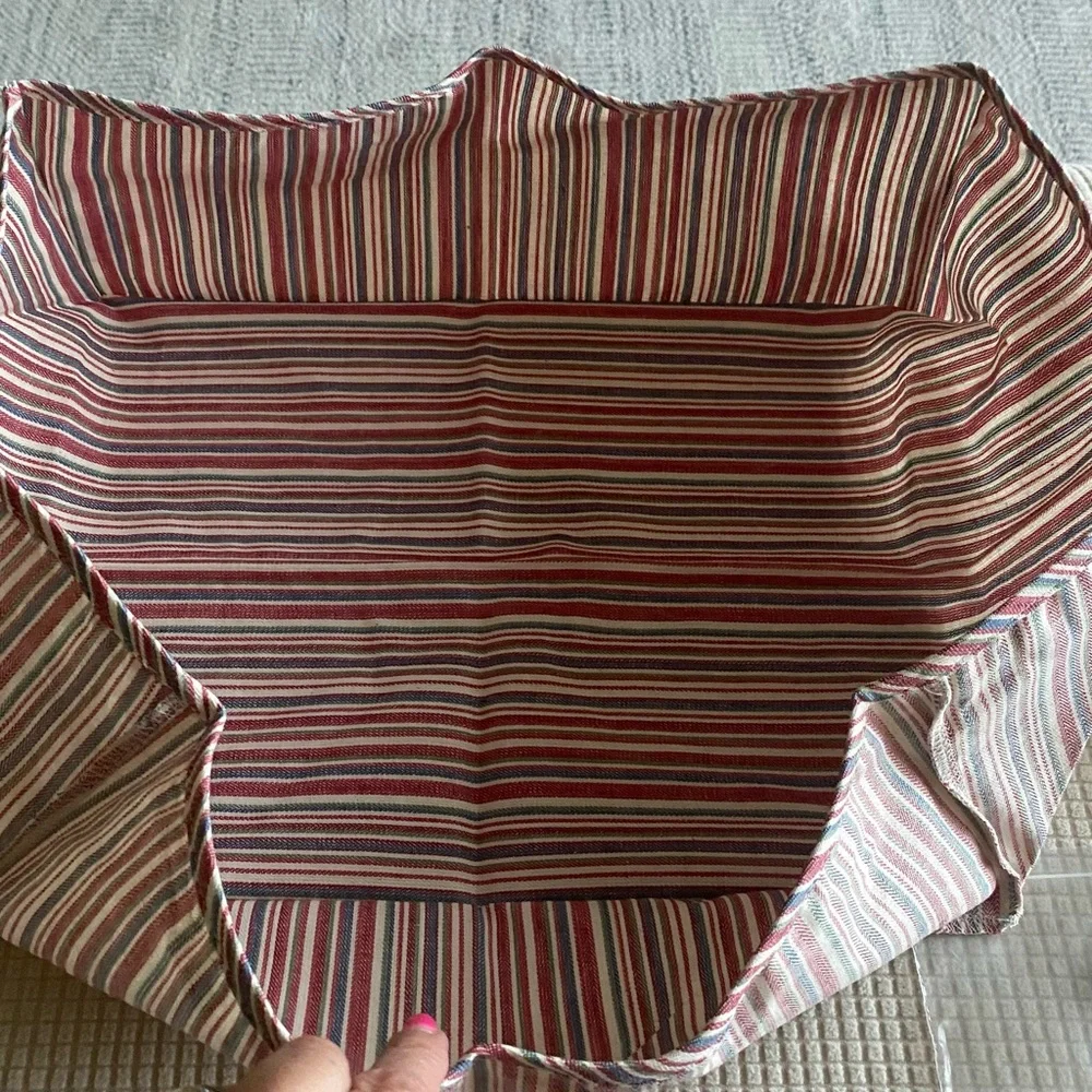 Longaberger Letter Tray Liner in Market Stripe